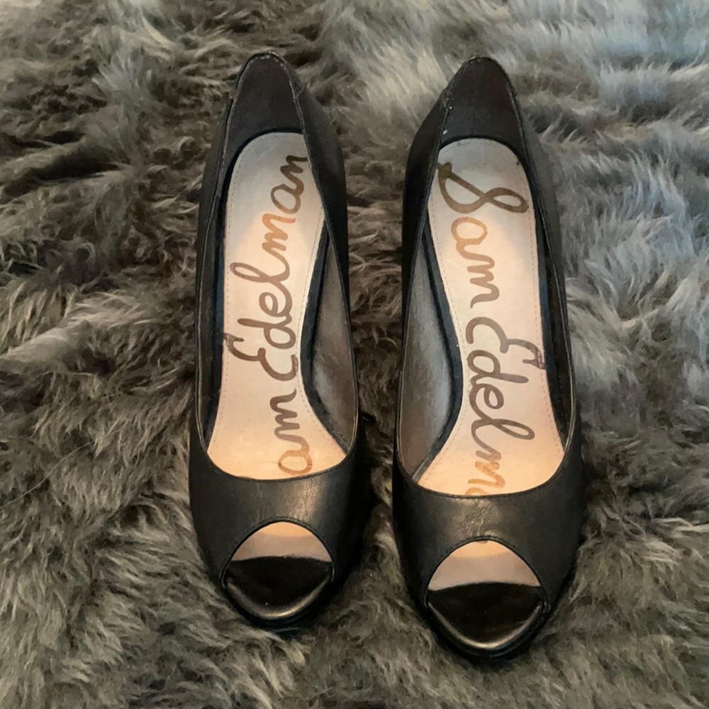 Sam Edelman Ella Peep Toe Pumps